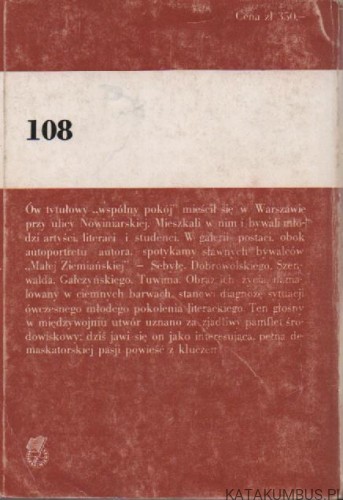 Wspólny pokój. ZBIGNIEW UNIŁOWSKI