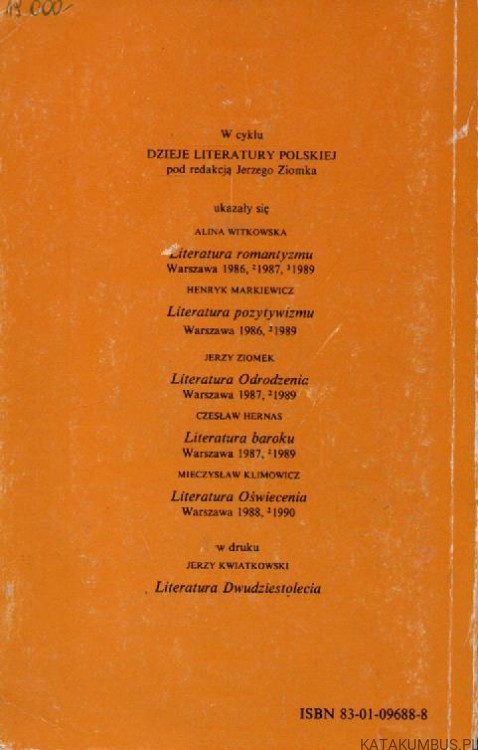 Literatura Średniowiecza. TADEUSZ WITCZAK