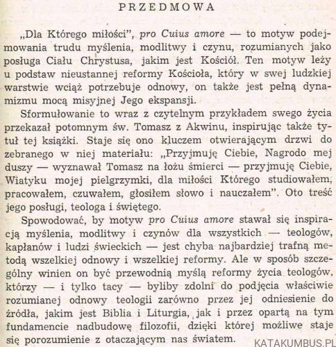Pro cuius amore. Myślenie, modlitwa, czyn. Ks. Wacław Świerzawski