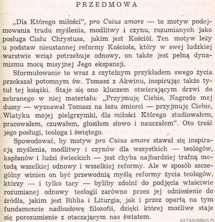 Pro cuius amore. Myślenie, modlitwa, czyn. Ks. Wacław Świerzawski