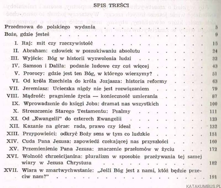 Boże, gdzie jesteś? CARLOS MESTERS