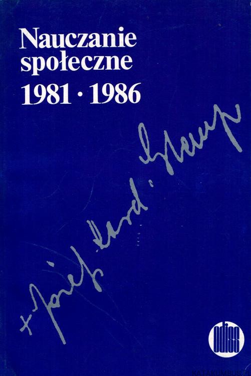 Nauczanie społeczne 1981-1986. kard. JÓZEF GLEMP