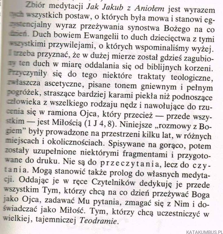 Jak Jakub z Aniołem. Ks. Roman E. Rogowski
