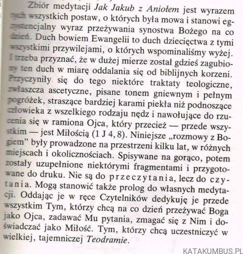 Jak Jakub z Aniołem. Ks. Roman E. Rogowski