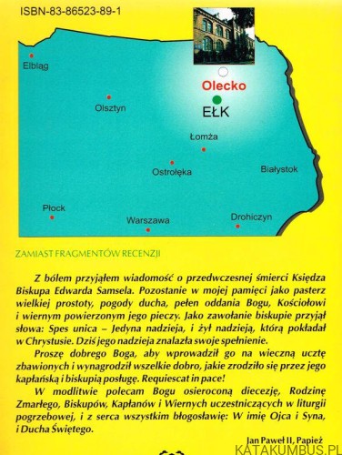 Biskup Ełcki Edward Eugeniusz Samsel. Episteme 33(2003). PRACA ZBIOROWA