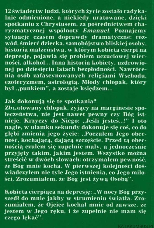 Pan zmienił moje życie. Opisy nawróceń. ALFRED BOCIAN