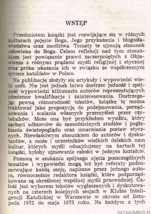 Bóg. Dekalog. Błogosławieństwa. Modlitwa. PRACA ZBIOROWA