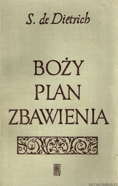 Boży plan zbawienia. SUZANNE DE DIETRICH