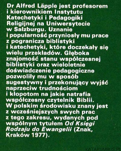 Od egzegezy do katechezy 2. ALFRED LAPPLE