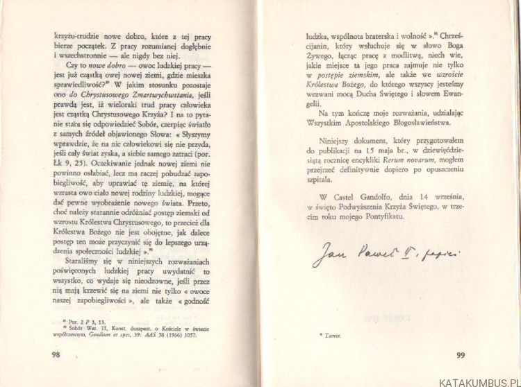 Laborem Exercens. JAN PAWEŁ II