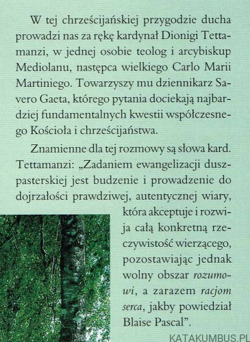 Przygoda chrześcijaństwa. DIONIGI TETTAMANZI