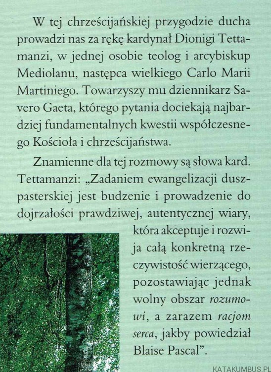 Przygoda chrześcijaństwa. DIONIGI TETTAMANZI