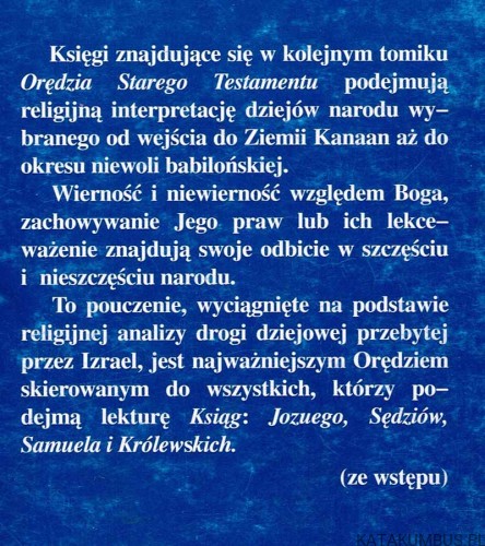 Orędzie Starego Testamentu. Tom III. ks. TOMASZ JELONEK