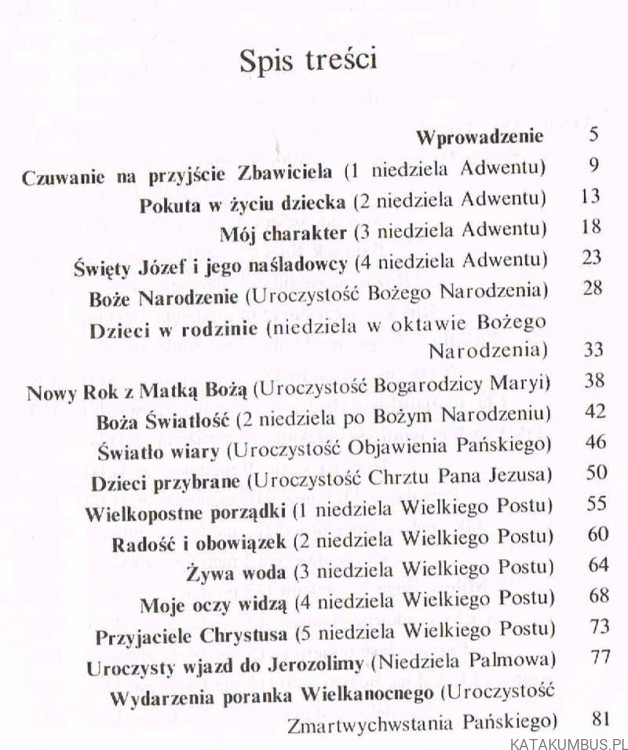 Ewangelia w życiu dziecka. Rok A. Ks. STANISŁAW KLIMASZEWSKI MIC_2