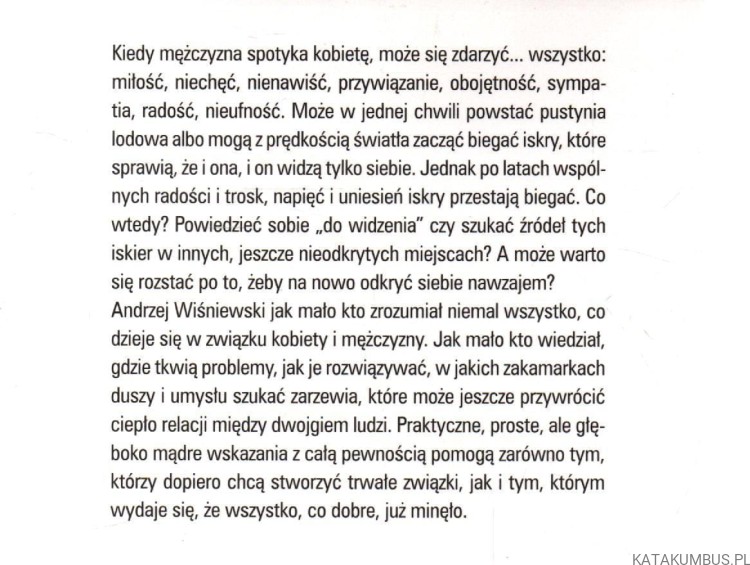Kiedy mężczyzna spotyka kobietę. ANDRZEJ WIŚNIEWSKI