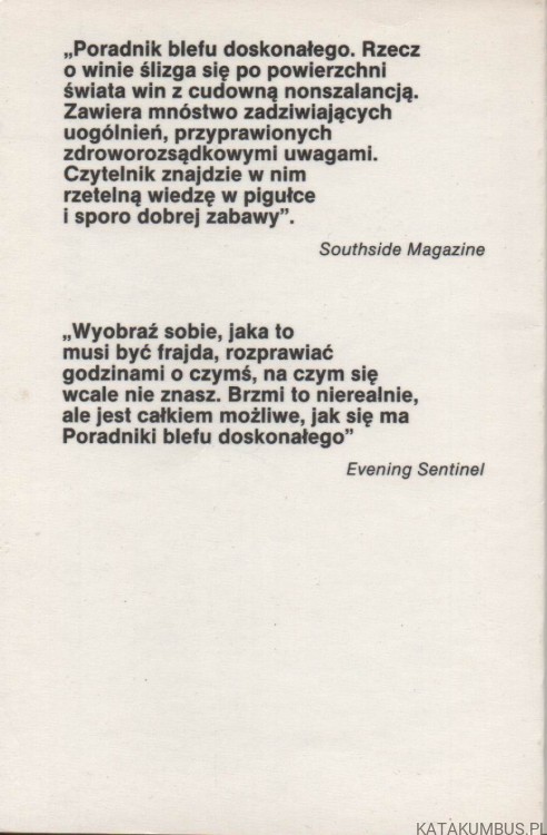 Jak blefować doskonale wina. HARRY EYRES