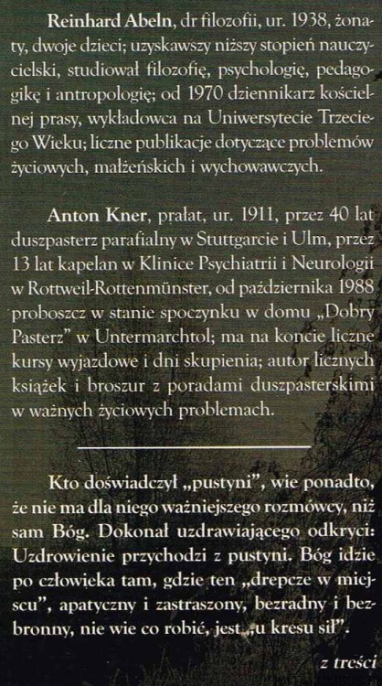 Nie ma bezsensownych dróg. Reinhard Abeln, Anton Kner2