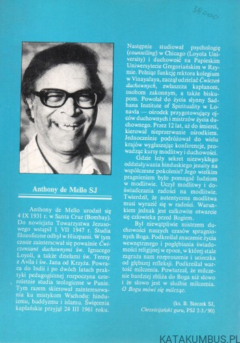 Modlitwa żaby. Tom II. ANTHONY DE MELLO SJ