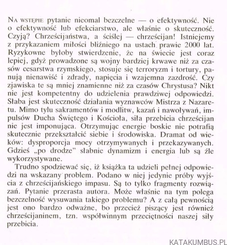 Siła przebicia. TOMASZ PAWŁOWSKI OP