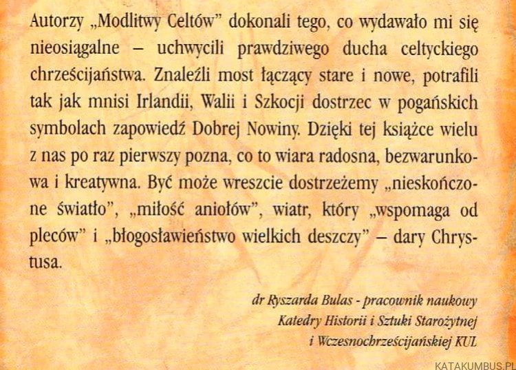 Modlitwa Celtów / Alina Krajewska