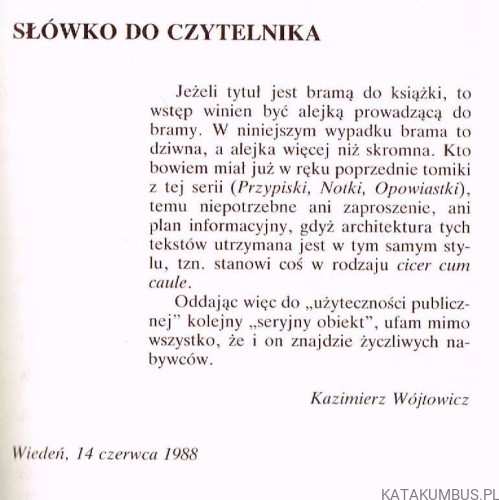 Ramotki. KAZIMIERZ WÓJTOWICZ