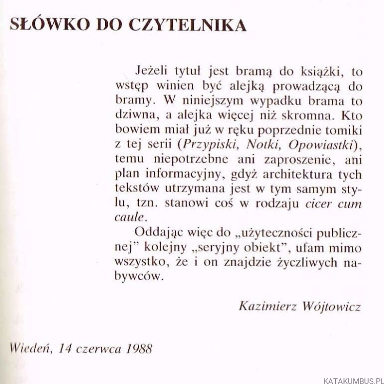 Ramotki. KAZIMIERZ WÓJTOWICZ