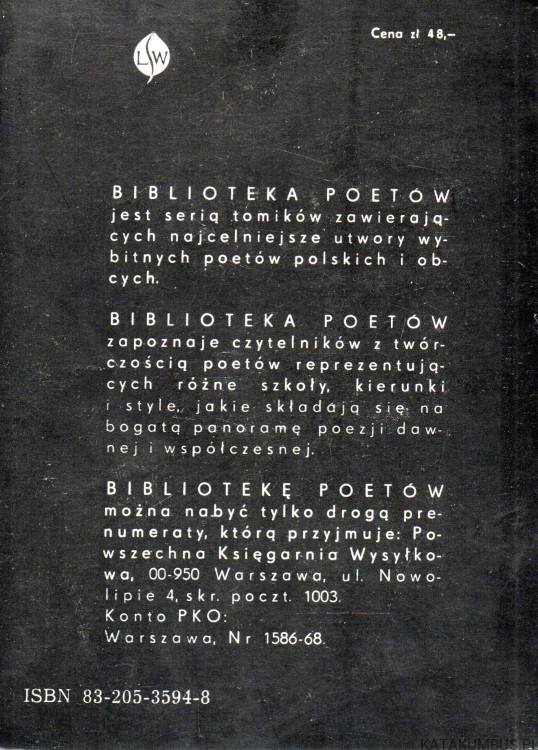 Poezje wybrane. KAROL WOJTYŁA