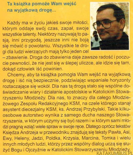 Wspólnota wiary i działania. ks. ANDRZEJ PRZYBYLSKI