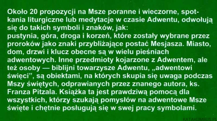 On przynosi światło w ciemności. FRANZ PITZAL