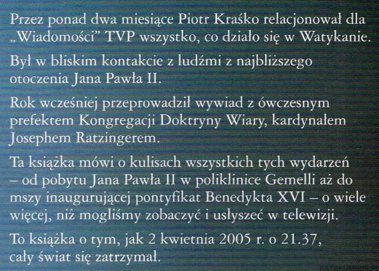 Kiedy świat się zatrzymał. PIOTR KRAŚKO