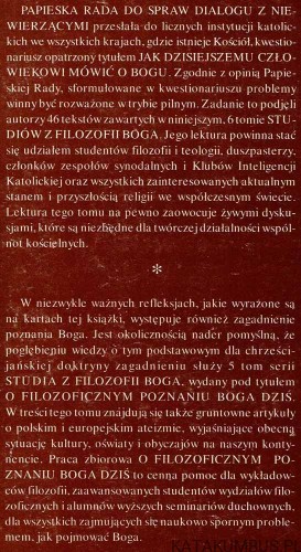 Jak dzisiejszemu człowiekowi mówić o Bogu. Bp BOHDAN BEJZE