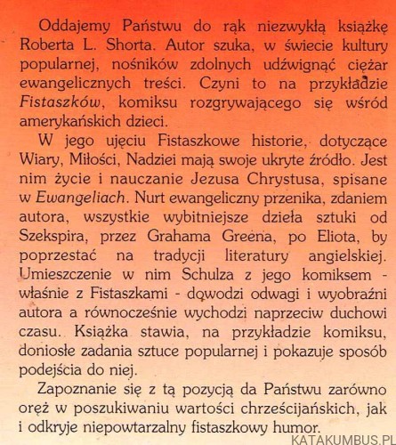 Fistaszki. ROBERT L. SHORT