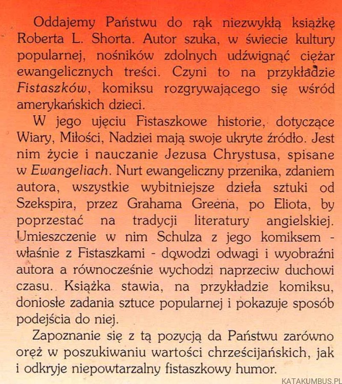 Fistaszki. ROBERT L. SHORT