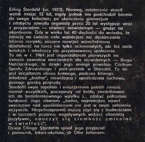 Światło w ciemności. OTTO JOHANSEN
