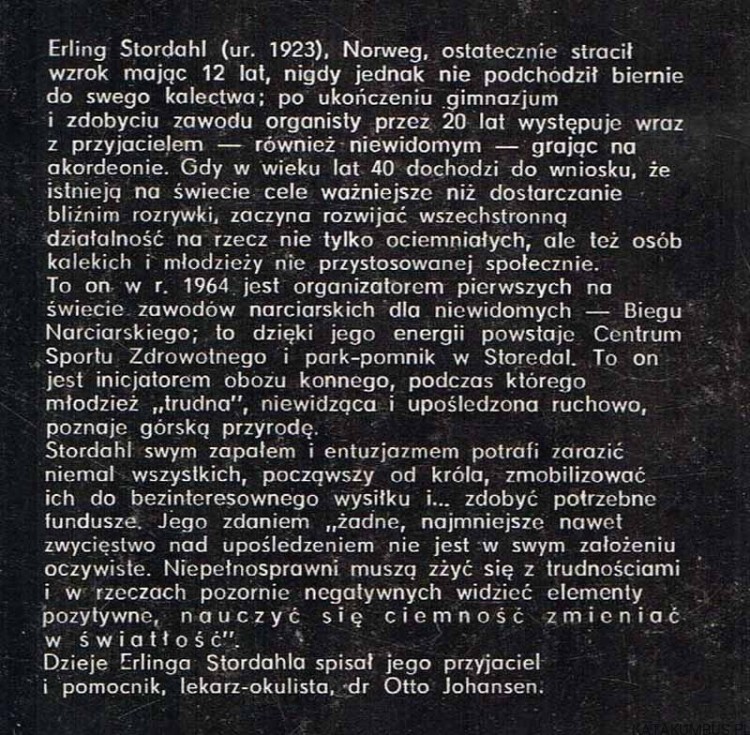 Światło w ciemności. OTTO JOHANSEN