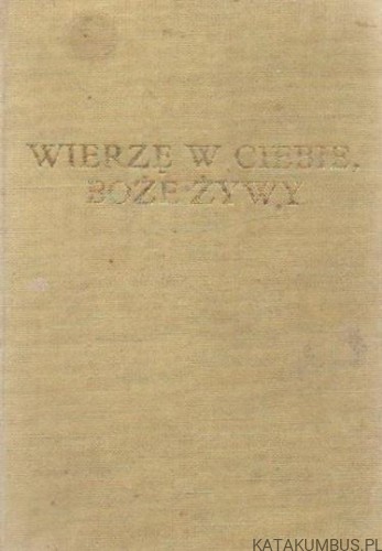 Wierzę w Ciebie Boże Żywy. Ks. WALDEMAR WOJDECKI