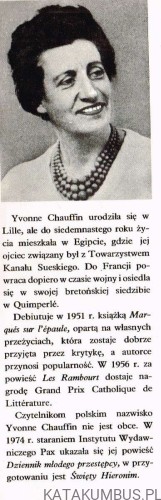 Seminarzysta. YVONNE CHAUFFIN
