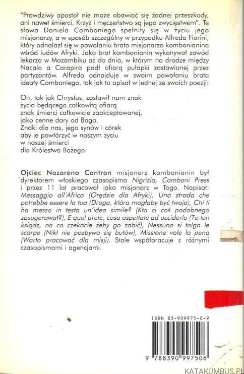 Marzenia brata Alfreda. o. NAZARENO CONTRAN MCCJ