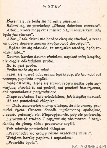 Prawidła życia. JANUSZ KORCZAK