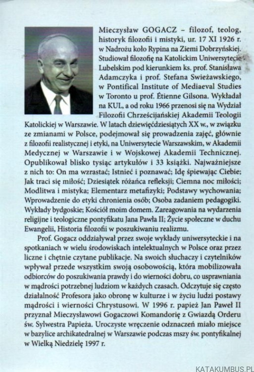 Idę śpiewając Ciebie. MIECZYSŁAW GOGACZ