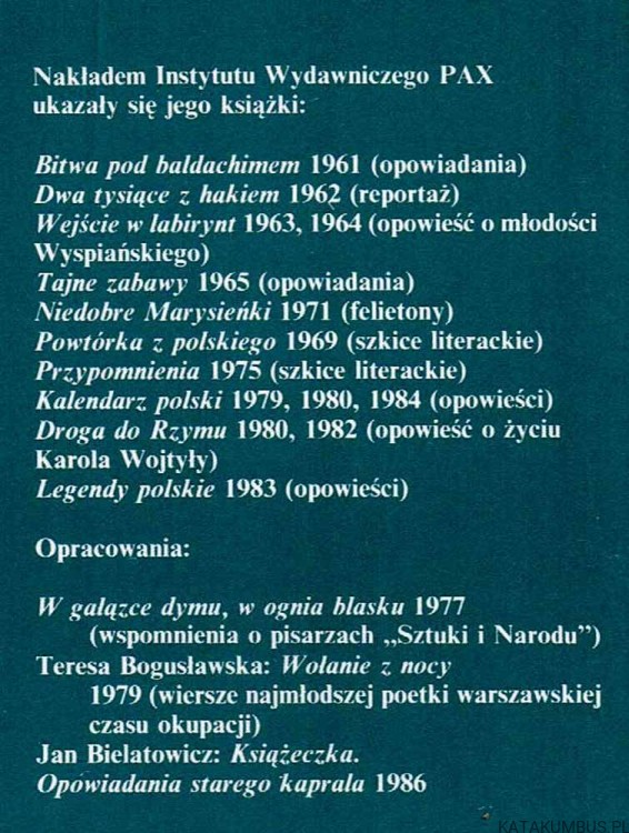 Jan Paweł II. Rodowód. JAN SZCZYPKA
