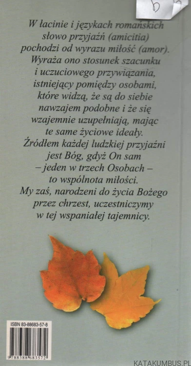 Ewangelia przyjaźni. ANNA MARIA CANOPI OSB