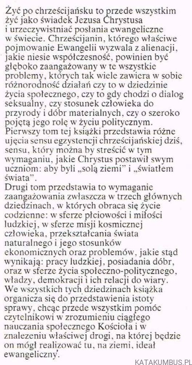 Jak żyć po chrześcijańsku w XX wieku? JEAN-MARIE AUBERT