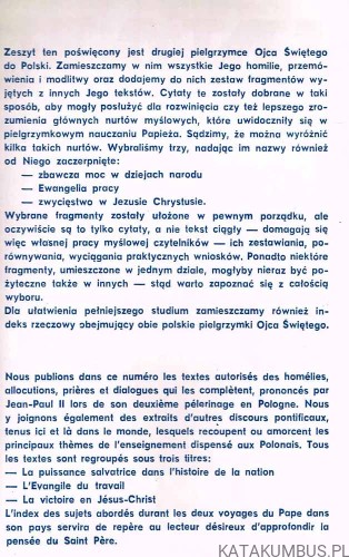 Pokój Tobie Polsko, Ojczyzno Moja. Fragmenty Homilii Jana Pawła II