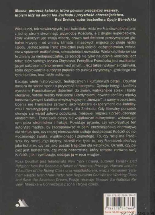 Zmienić Kościół. ROSS DOUTHAT