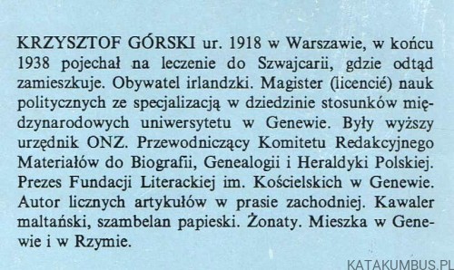 Papiestwo w Rzymie. KRZYSZTOF GÓRSKI