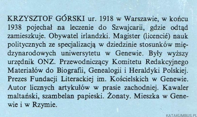 Papiestwo w Rzymie. KRZYSZTOF GÓRSKI