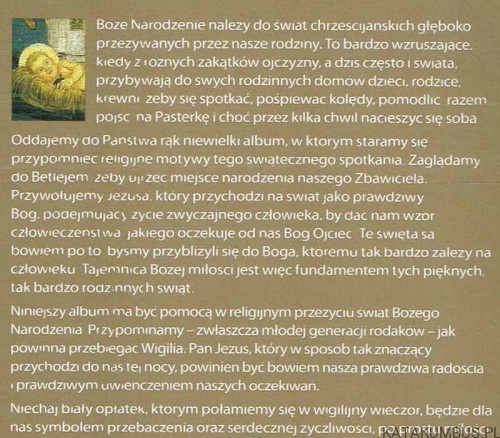 Przybieżeli do Betlejem. Boże Narodzenie