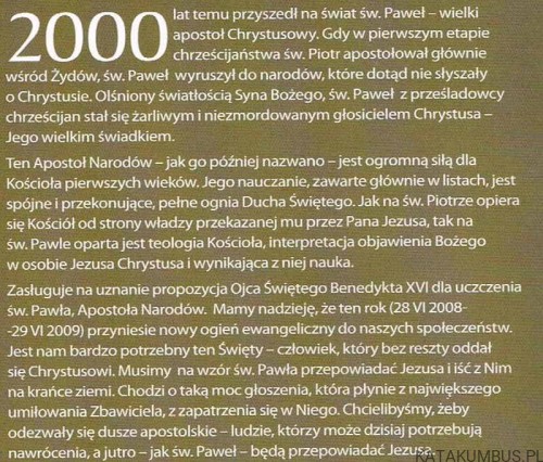 Apostoł Narodów - Święty Paweł