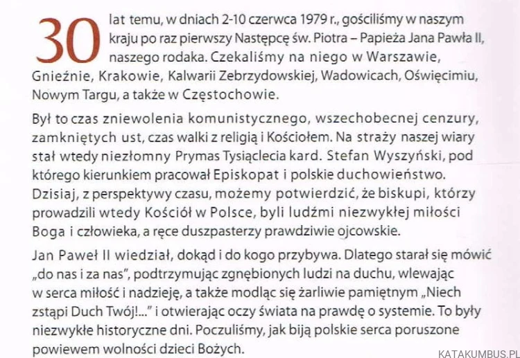 Musicie być mocni mocą wiary! Jan Paweł II w Polsce 1979 r.